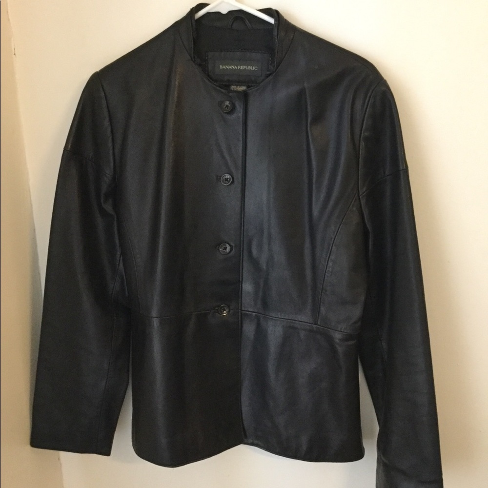 Banana Republic GENUINE LEATHER Women’s Jacket❤️ - Picture 8 of 8